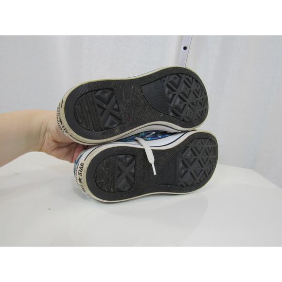 Converse Chuck Taylor All-Star Photo Real Low-Top Sneakers Blue Geometric US 9 - Picture 9 of 13